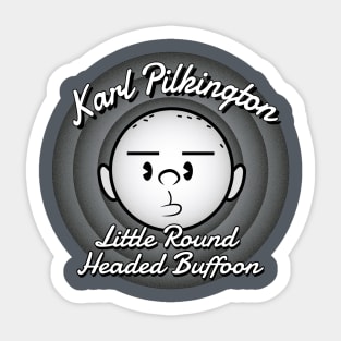 Little round buffoon Sticker